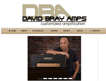 Tablet Screenshot of davidbrayamps.com